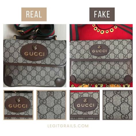 how can you tell gucci is real|counterfeit gucci bag.